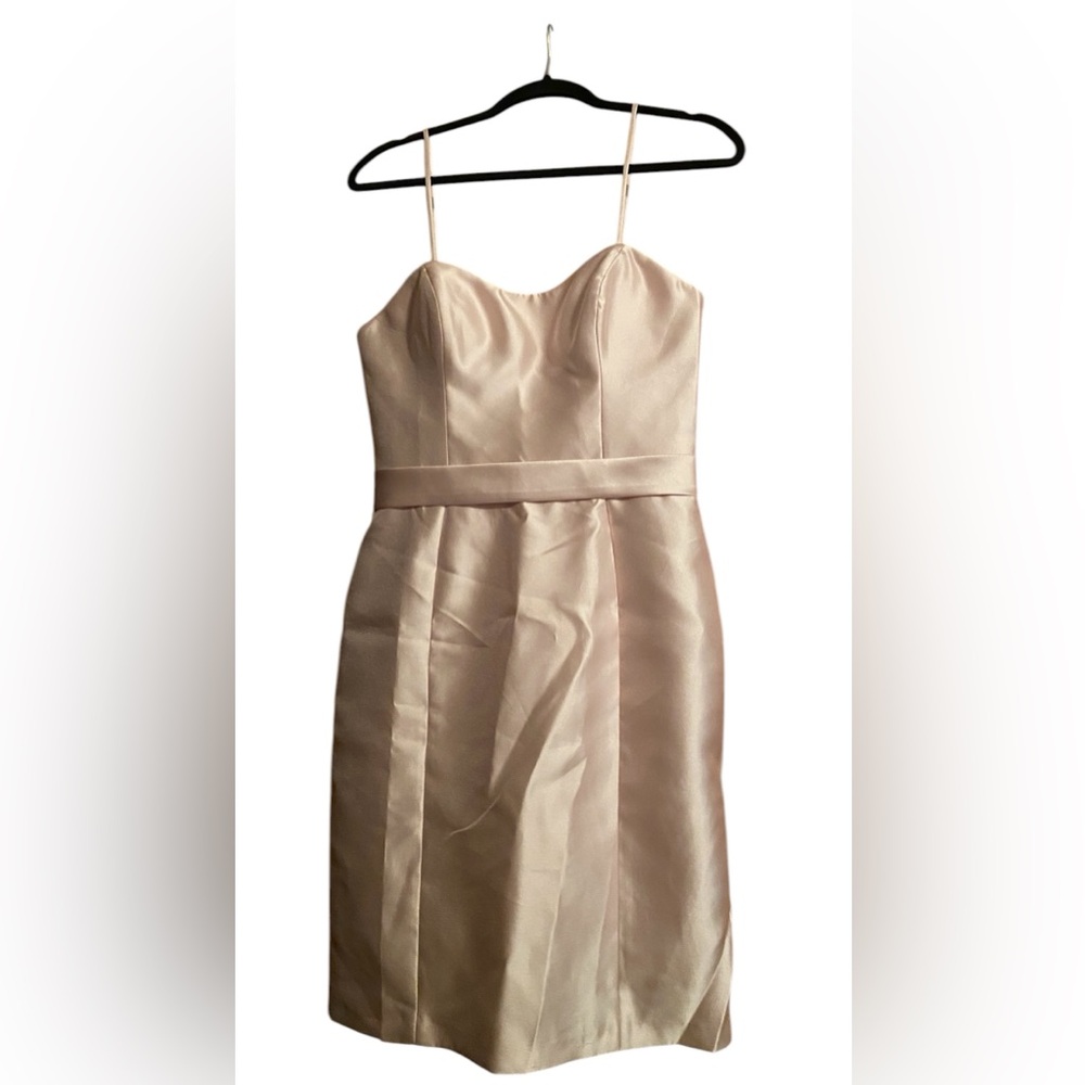NWT WATTERS & WATTERS POWDER PINK STRAPLESS COCKTAIL DRESS SIZE 10